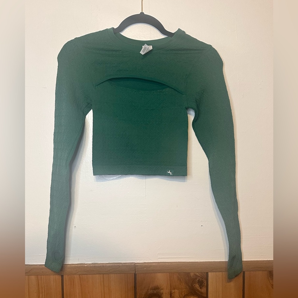 JoyLab Forest Green Long Sleeve Bodysuit